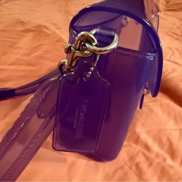 COACH Jelly Tabby in bright grape/purple/silver 💜 - Picture 4 of 10